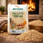 PELLETS DI LEGNO TOP ENPLUS A1 IN SACCHI DA 15 KG / PALLET DA 1050 KG (70 SACCHI DA 15 KG) - immagine 2