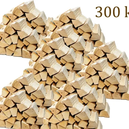 LEGNA DA ARDERE – 300 KG – PER STUFE E CAMINETTI, BRACIERI E GRIGLIE – LEGNA DA ARDERE DI FAGGIO – LEGNO DI FAGGIO – TRONCHI DA 25 CM – FIAMMATA