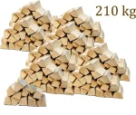 LEGNA DA ARDERE – 210 KG – PER STUFE E CAMINETTI, BRACIERI E GRIGLIE – LEGNA DA ARDERE DI FAGGIO – LEGNO DI FAGGIO – TRONCHI DA 25 CM