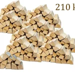 LEGNA DA ARDERE – 210 KG – PER STUFE E CAMINETTI, BRACIERI E GRIGLIE – LEGNA DA ARDERE DI FAGGIO – LEGNO DI FAGGIO – TRONCHI DA 25 CM