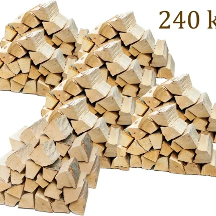 LEGNA DA ARDERE – 240 KG – PER STUFE E CAMINETTI, BRACIERI E GRIGLIE – LEGNA DA ARDERE DI FAGGIO – LEGNO DI FAGGIO – TRONCHI DA 25 CM