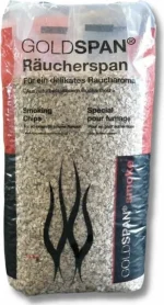 TRUCIOLI PER AFFUMICATURA GOLDSPAN B 5/10 – 375 KG (25 SACCHI DA 15 KG) – GRANULOMETRIA DA 0,4 A 1,0 MM